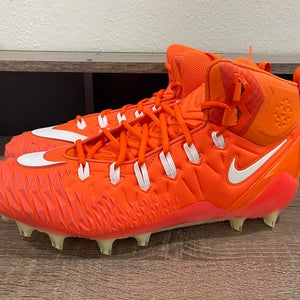 Nike Force Savage Pro TD Promo Football Cleats Orange/White Men’s Size 15 - 918346-818