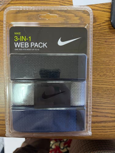 Nike 3-In-1 golf belt web pack