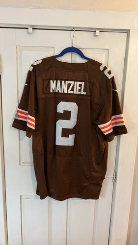 Authentic Nike Browns Manziel Jersey Stitched