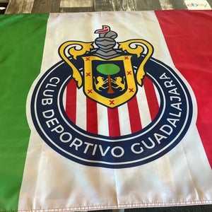 Chivas Guadalajara Mexico Futbol Soccer Flag Bandera Tricolor 3’x5’ New Liga MX