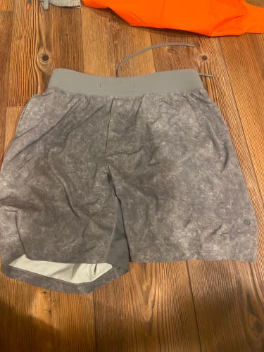 Gray Used Large Lululemon Shorts