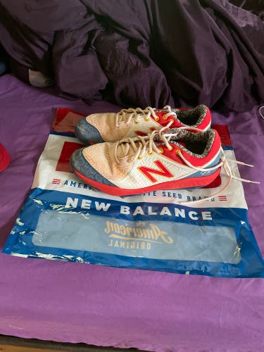 Rare David Sunflower Blue Adult Metal New Balance with Collectors Bag