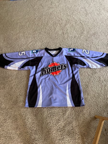 Echl Fort Wayne Komets Game Worn Jersey With Signature