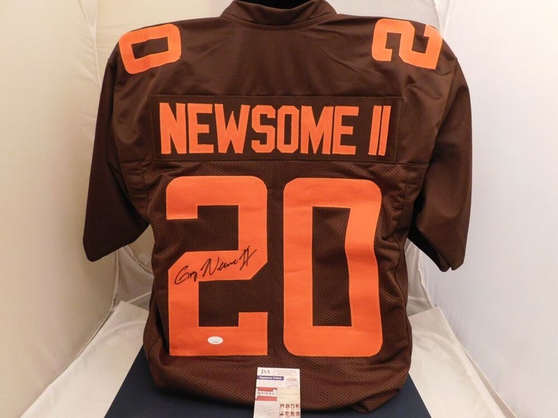 Men's Nike Greg Newsome II Brown Cleveland Browns Team Game Jersey