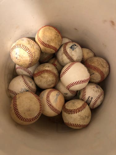 52 SLIGHTLY USED Baseballs assottted brand