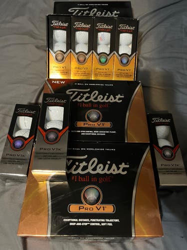 New Titleist 36 Pack (3 Dozen) Pro V1 Balls