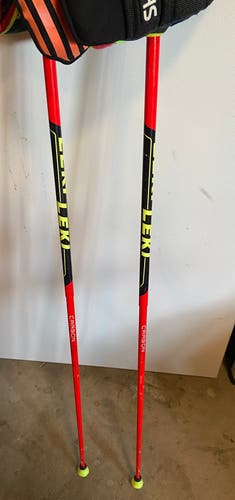 Used CARBON 48in (120cm) Leki World Cup - GS Ski Poles