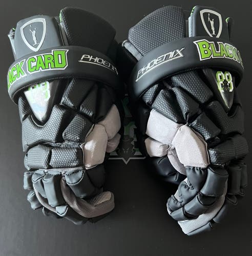 Adrenaline Black Card 88 Lacrosse Gloves