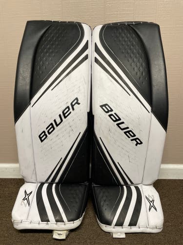 Bauer vapor 2X senior large goalie leg pads black