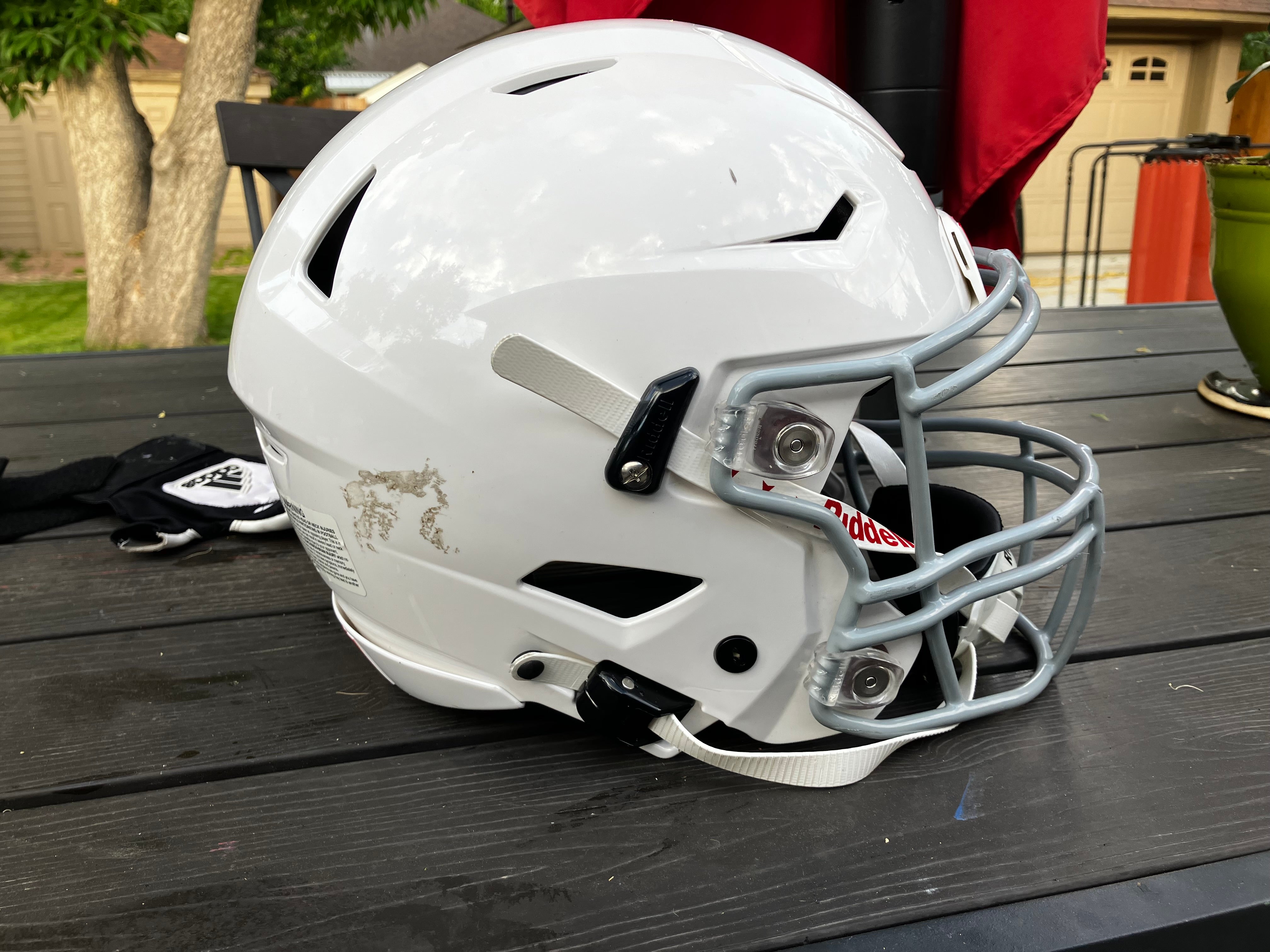 all white speedflex helmet