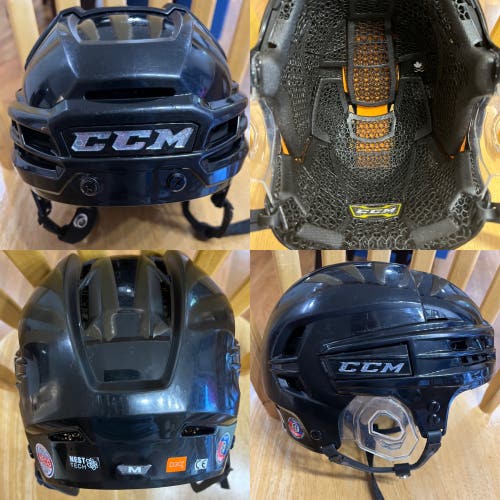 Used Medium CCM  Super Tacks X Helmet