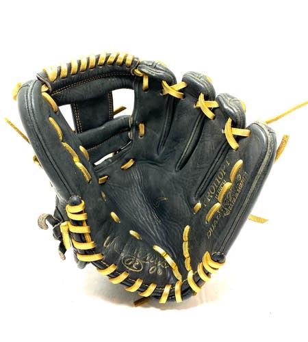 Used Right Hand Throw Rawlings Infield Heart of the Hide Baseball Glove 11"