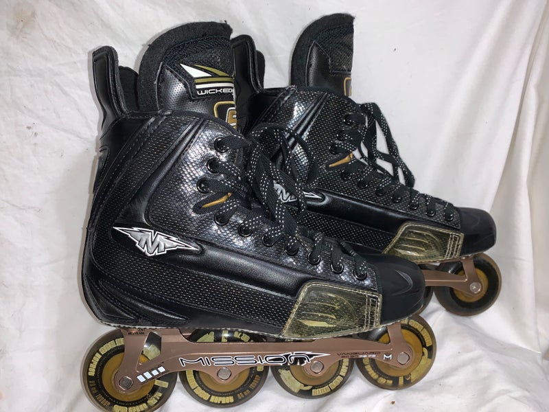 New Condition Very Rare Mission Size 9EE Wicked Light 5 Inline Skates