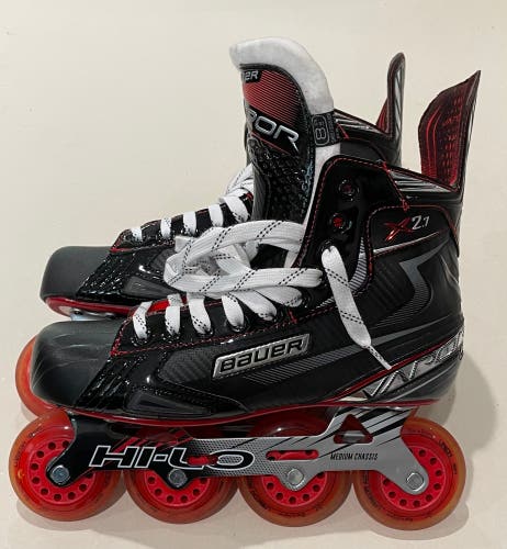 Used Bauer Regular Width Size 8.5 Vapor X2.7R Inline Skates