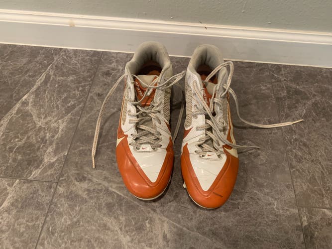 Texas Longhorns Team Issued Nike Alpha Cleats