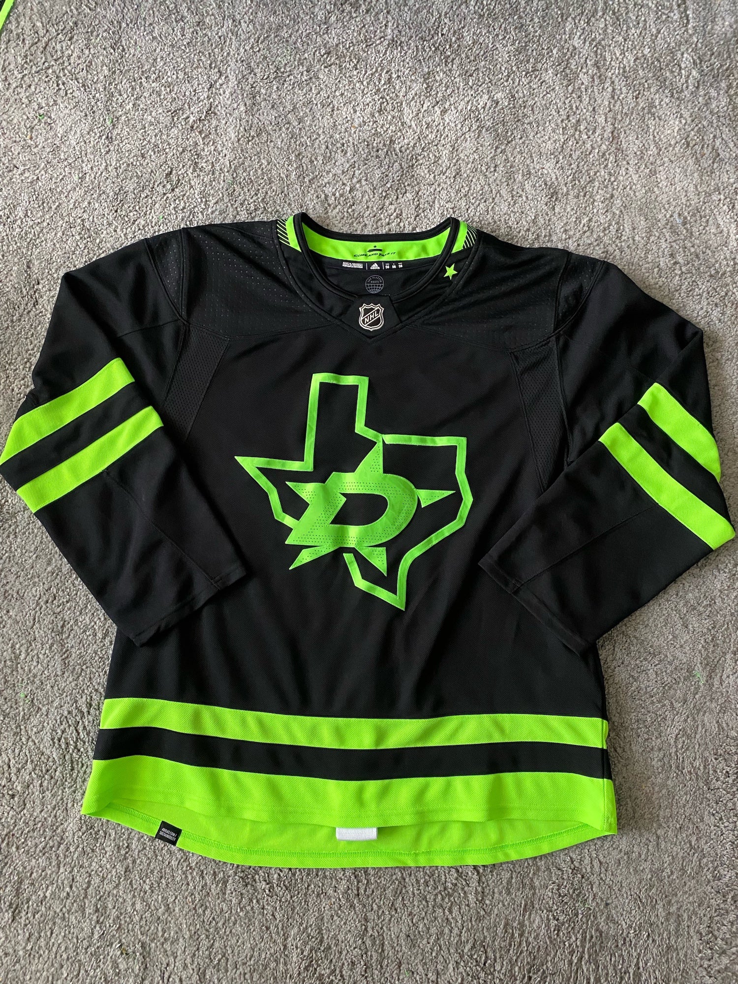 HOT Stars Blackout Jersey Dallas Stars 2021 Jersey Blank Dallas