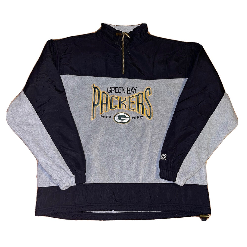 Green Bay Packers Throwback 1/4 Zip Pullover at the Packers Pro Shop