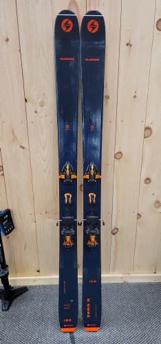 New Men's 2022 Blizzard Alpine Touring zero G 105 Skis With Bindings King Pin13