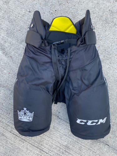 CCM HPTK TACKS Pro Stock Hockey Pants Black Large LA KINGS 8384