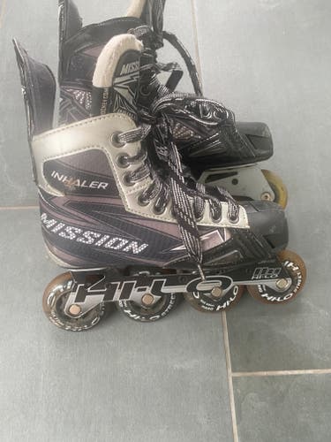 Used Mission Inhaler NLS6 Inline Skates Regular Width Size 4