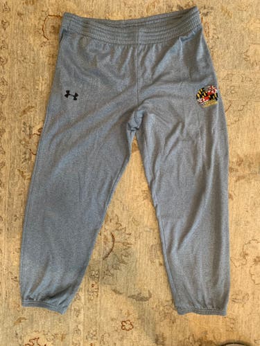 Grey Crabs Lacrosse Men's Adult Large Under Armour Sweatpants
