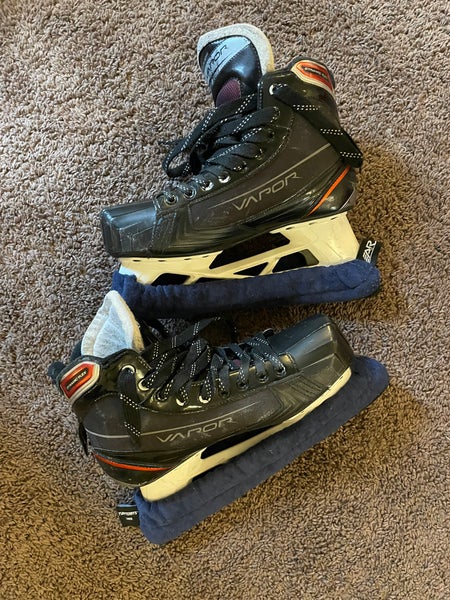 Used Bauer Extra Wide Width Size 10 Vapor X700 Hockey Goalie Skates