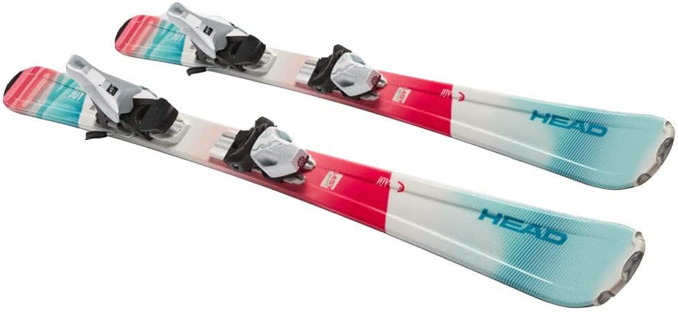 2023 NEW HEAD Joy girls Easy JRS Junior Skis with JRS 4.5 GW CA 127cm Bindings