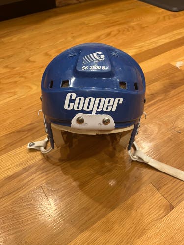 Vintage Rate cooper Hockey Helmet Sk2500 S Small Blue Gretzky Messier awesome