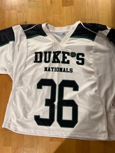 Dukes Nationals Lacrosse White Jersey