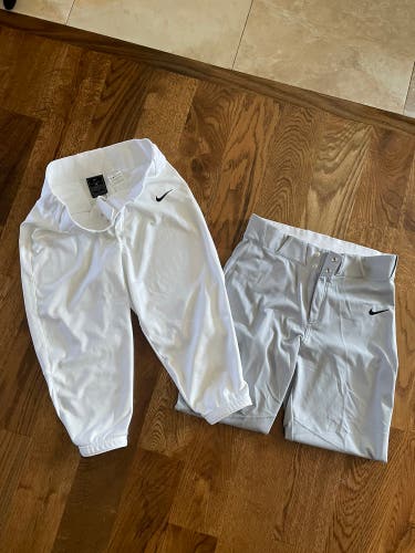 Nike Baseball Vapor Select High Pants (2 pairs) - Worn 1x Each!