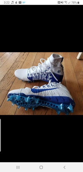 White Adult New Men's Size 10 (Women's 11) Molded Cleats Nike Huarache