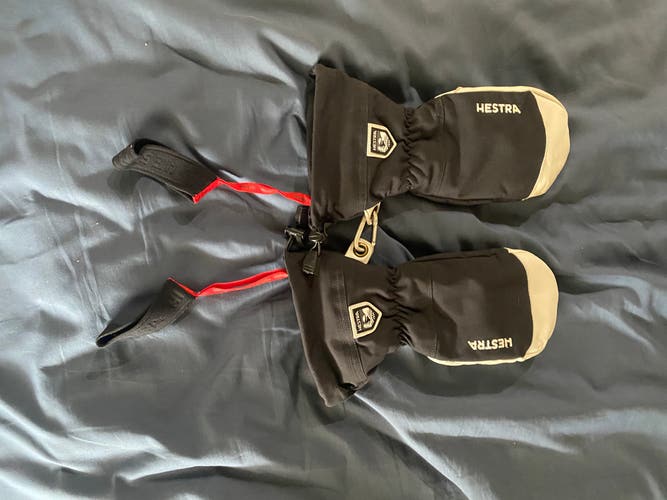 Black Used XL Hestra Gloves