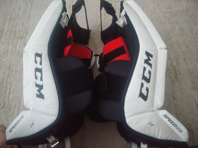 24" CCM Goalie Leg Pads