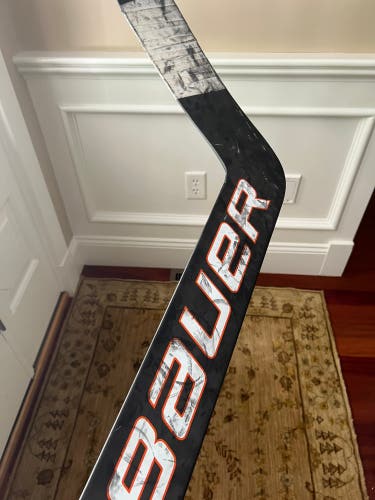 Black/Orange Lightly Used 25’ Bauer Ultrasonic Goalie Stick