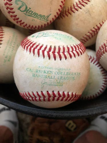 6 DOZEN Used Baseballs