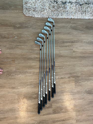 Men's New TaylorMade Right Handed P770 Iron Set Stiff Flex 7 Pieces Steel Shaft