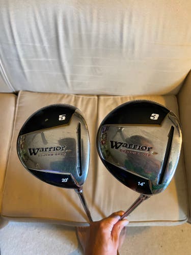 Warrior Custom Golf 3/5 Wood Set