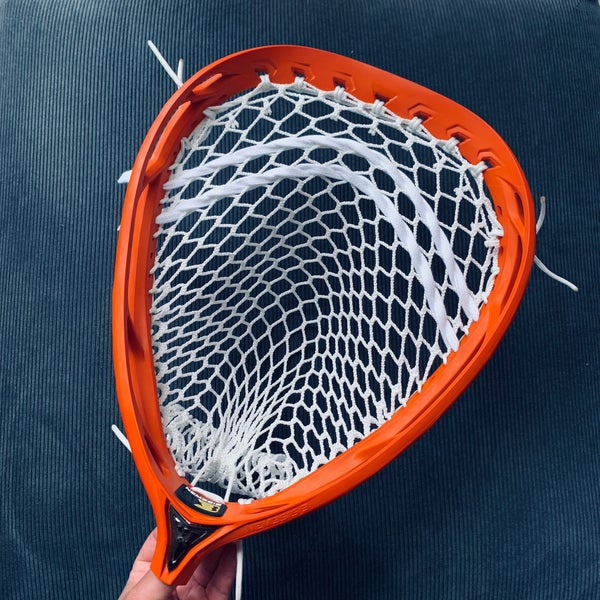 Warrior Nemesis 3 w/ 12D The Mesh Dynasty - Goalie Head Nemi III Orange