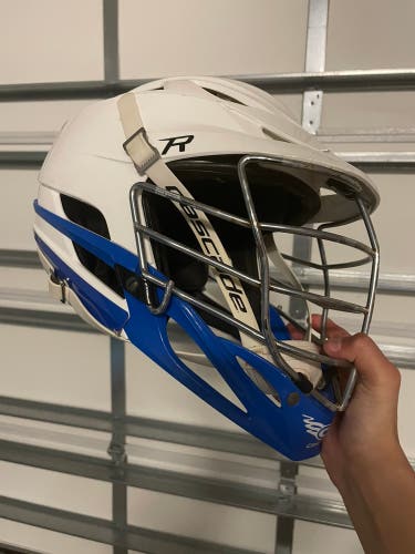 White lacrosse cascade mens r helmet mens