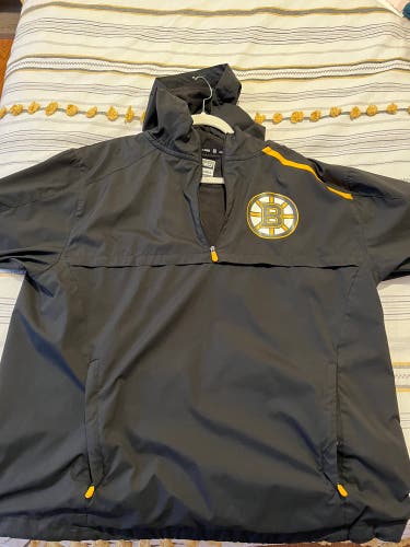 Boston Bruins Quarter Zip Fanatics Jacket