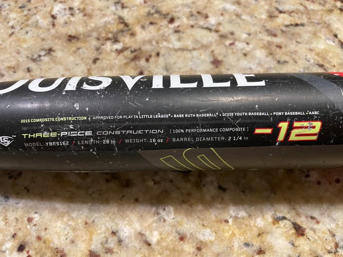 2016 Composite (-12) 16 oz 28" Prime 916 Bat