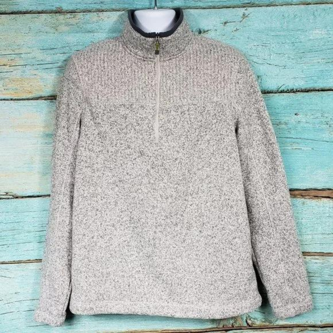 Zip Fleece Lined Ski Sweater 