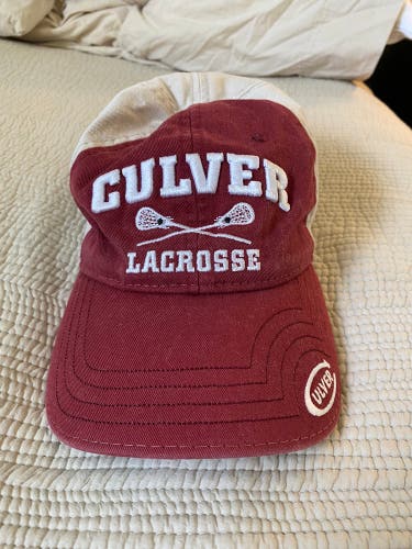 Used Culver Military Academy Lacrosse One Size Fits All Hat