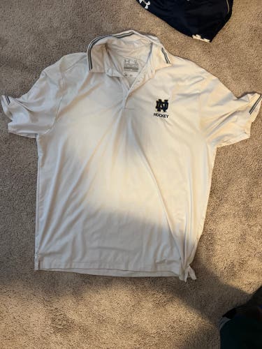 ND Hockey Under Armor Golf Polo