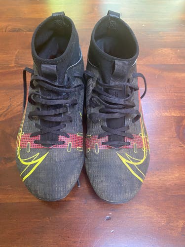 Black Used  Nike Mercurial Superfly Cleats