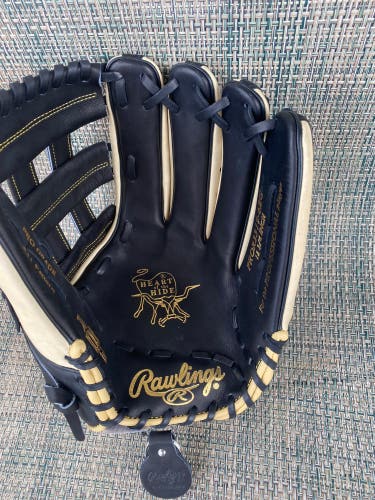 new Rawlings 12.75" Heart of the Hide Baseball Glove