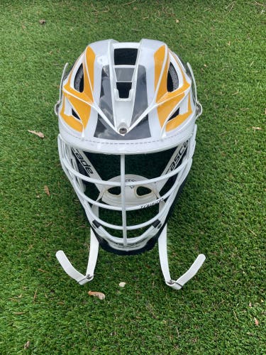 Towson lacrosse White cascade S helmet