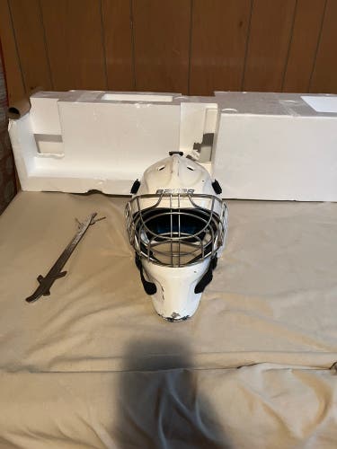 Used Bauer NME 8 Goalie Mask