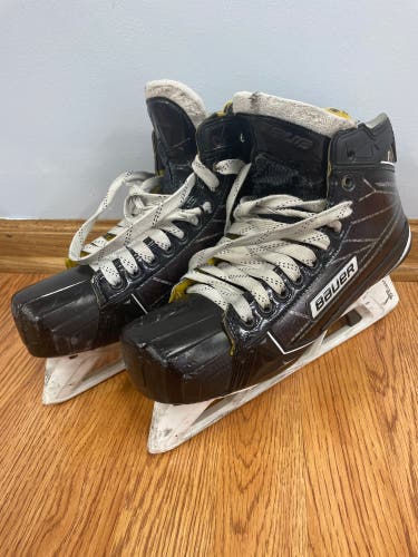 Used Bauer Extra Wide Width  Size 8.5 Supreme 1S Hockey Goalie Skates