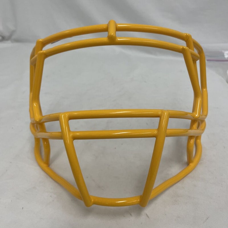 Green Bay Gold with Yellow Mask Blank Riddell Revolution SPEED